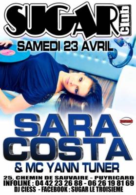 SARA COSTA (Dj SeT) YANN TURNER (MC)
