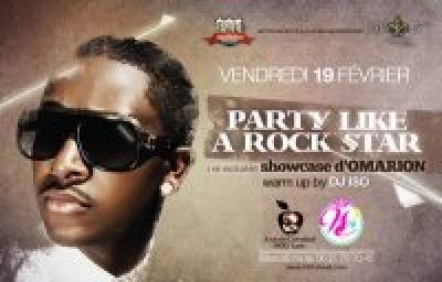 PARTY LIKE A ROCKSTAR – OMARION en showcase