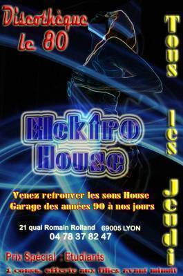 SOIREE ELECTRO HOUSE