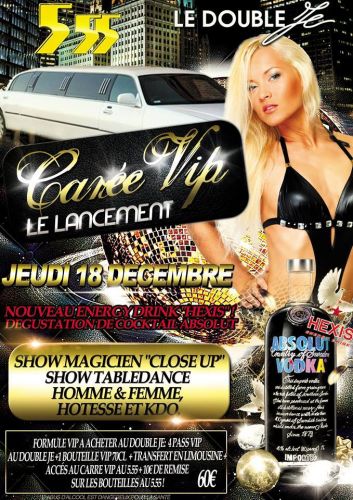 Carré VIP le lancement