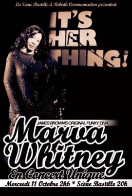 Marva Whitney en concert @ la scène bastille