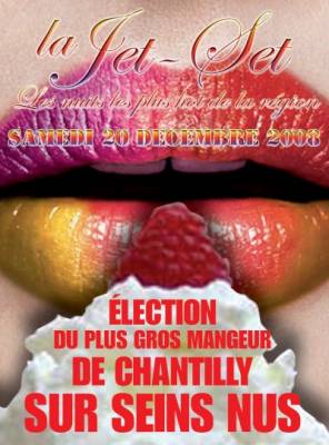 Chantilly sur seins nus