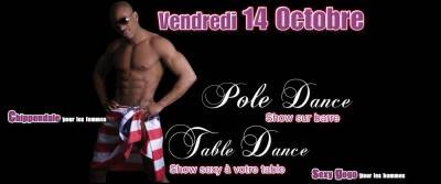 table & pole dance