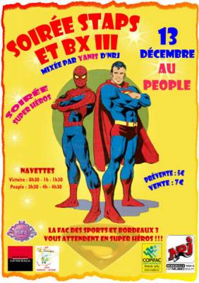 Soirée STAPS & Bordeaux 3