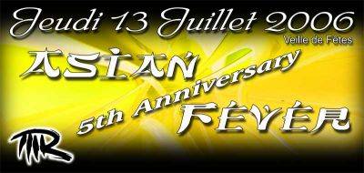 Asian Fever – 5th Anniversary