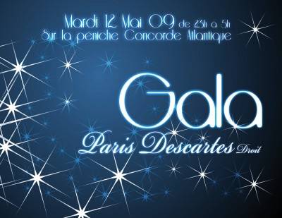 GALA DE FIN D’ANNEE DE PARIS DESCARTES Droit