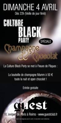 Soirée Chocolat Champagne au Guest Club à Reims Ce Dimanche