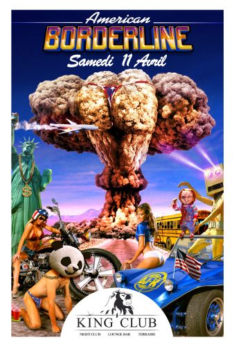 AMERICAN BORDERLINE ◈ SAMEDI 11 AVRIL ◈ KING CLUB ></noscript>> by DJ K