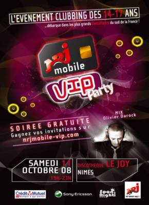 Nimes Tournée NRJ Mobile VIP Party