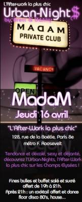 AFTER-WORK @ MADAM