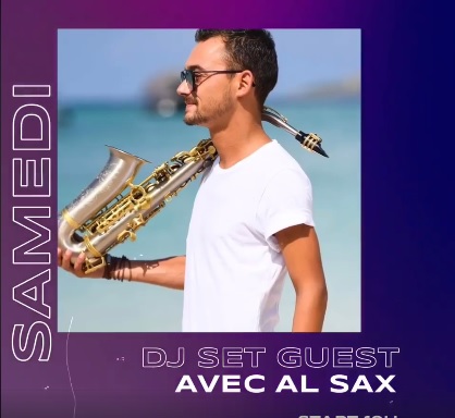 Le VIP Lounge soirée Guest exceptionnel au VIP LOUNGE … Al Sax (Nikki Beach-St barth… etc ) avec