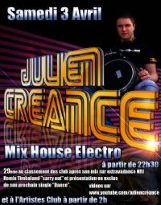 Julien Créance  » mix House Electro