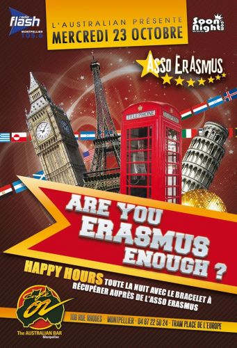 Are you Erasmus ?