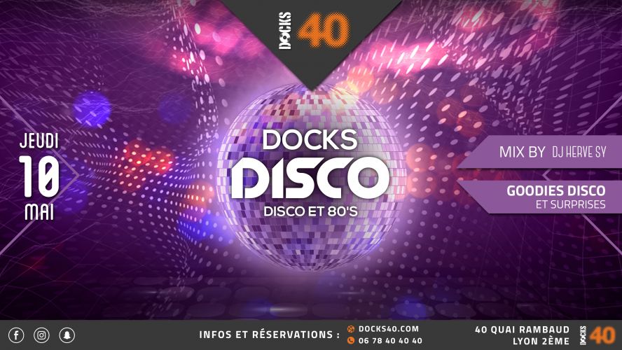 Disco Docks : Disco et 80’s