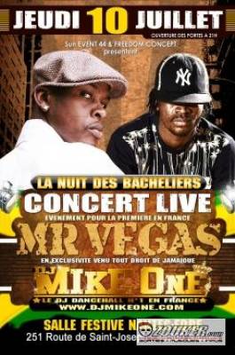 la nuit du bac avec Mr VEGAS