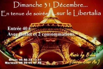 Nouvel en tenue de soirée au Libertalia