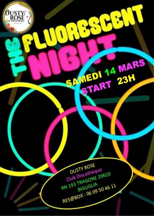 Soirée Fluo Dusty Rose Club Discothéque