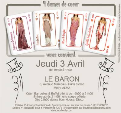 Jeudi Only au Baron