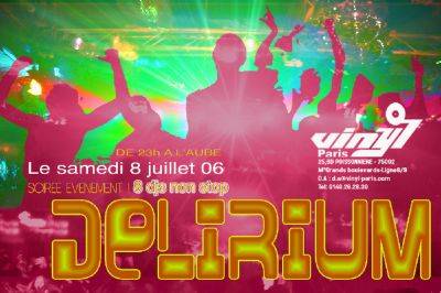 DELIRIUM 8 DJ’S ! NON-STOP !!!