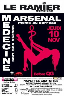 Arsenal monte au Barreau & Médecine sort ses Stéthos