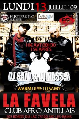 DJ SAID & DJ NASSE-R @ LA FAVELA