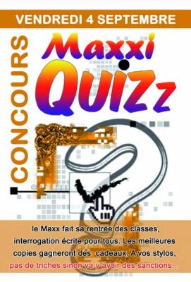 Maxxi quiz