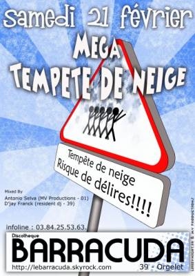 Tempéte de neige