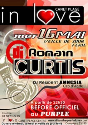 Romain Curtis résident Amnésia