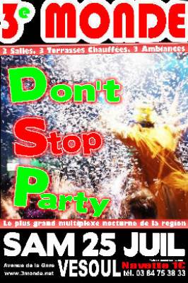DON’T STOP PARTY