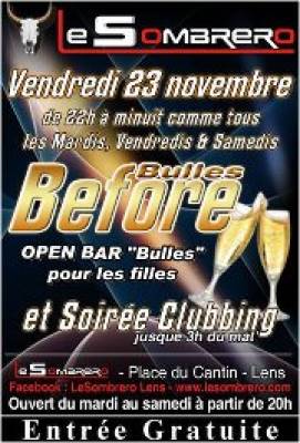 Before Bulles & Soirée Clubbing