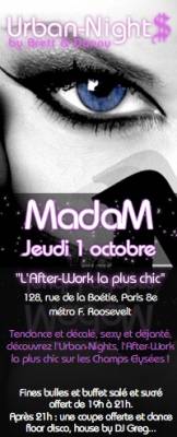 AFTER WORK @ MADAM