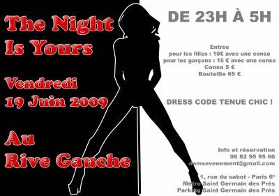 « The Night Is Yours »