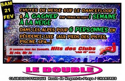 chut de neige sur le dance floor