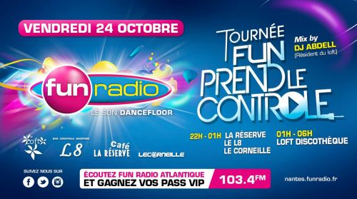 FUN RADIO PREND LE CONTROLE À NANTES