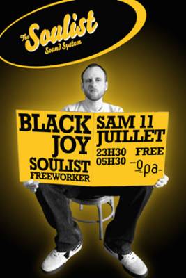 Soulist Sound System invite Blackjoy