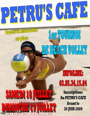 1er Tournoi de Beach Volley