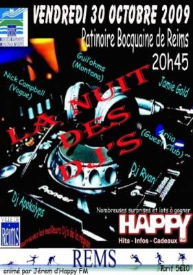 LA NUIT DES DJ’S @ PATINOIRE BOCQUAINE