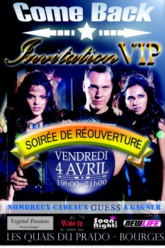 Soirée réouverture COME BACK