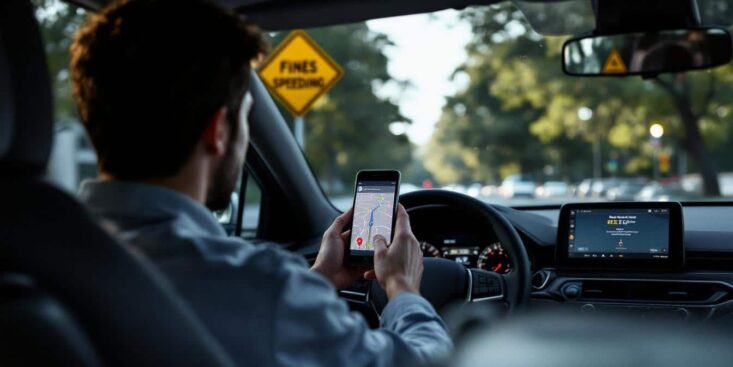 Attention à l'amende avec les applications de guidage GPS dans le viseur des autorités