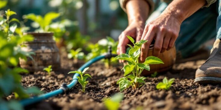 Des gestes malins d’agriculteur pour économiser l’eau au jardin pendant la sécheresse