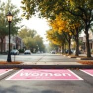 Des places de parking roses réservées aux femmes divisent une commune