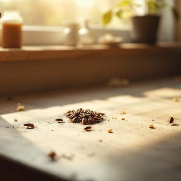 Cafards à la maison