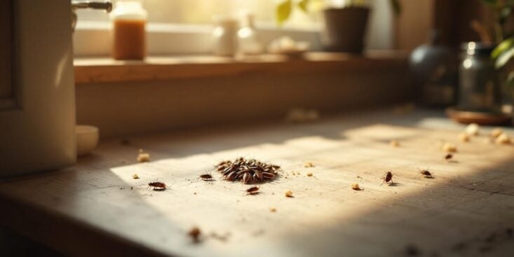 Cafards à la maison