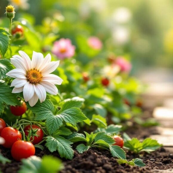 Entretenir fleurs légumes fruits été