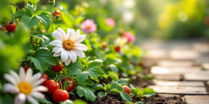 Entretenir fleurs légumes fruits été