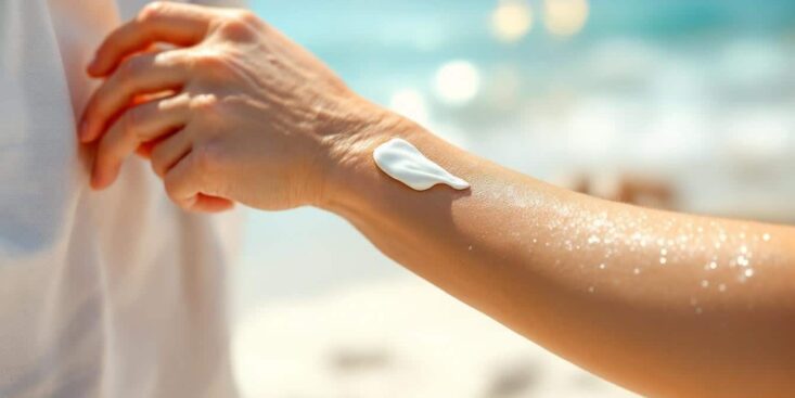 Erreur d'application crème solaire