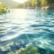 Baignade en lac