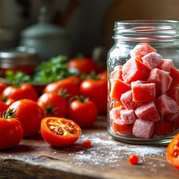 Congélation des tomates