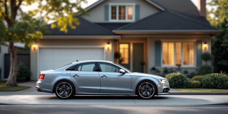 stationnement devant sa maison