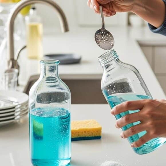 Soonnight.com -Liquide vaisselle: ajoutez du sel pour dégraisser plus vite et éviter les traces